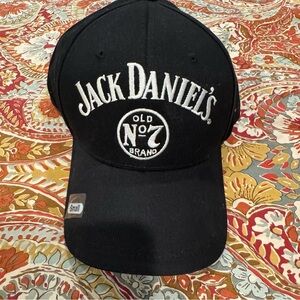 Jack Daniels Black and White Logo Hat